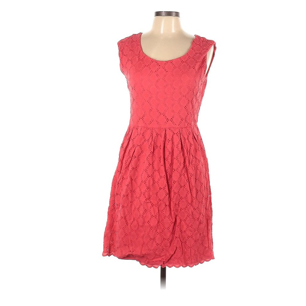 RN Studio By Ronni Nicole Solid Pink Casual Dress